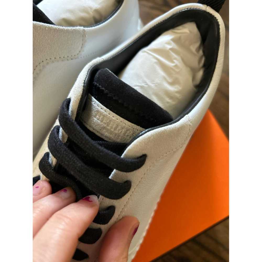 Hermès Bouncing leather trainers - image 3