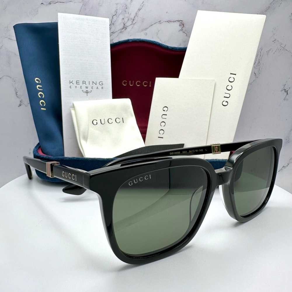 Gucci Gucci Sunglasses Black Acetate Red Green Go… - image 2