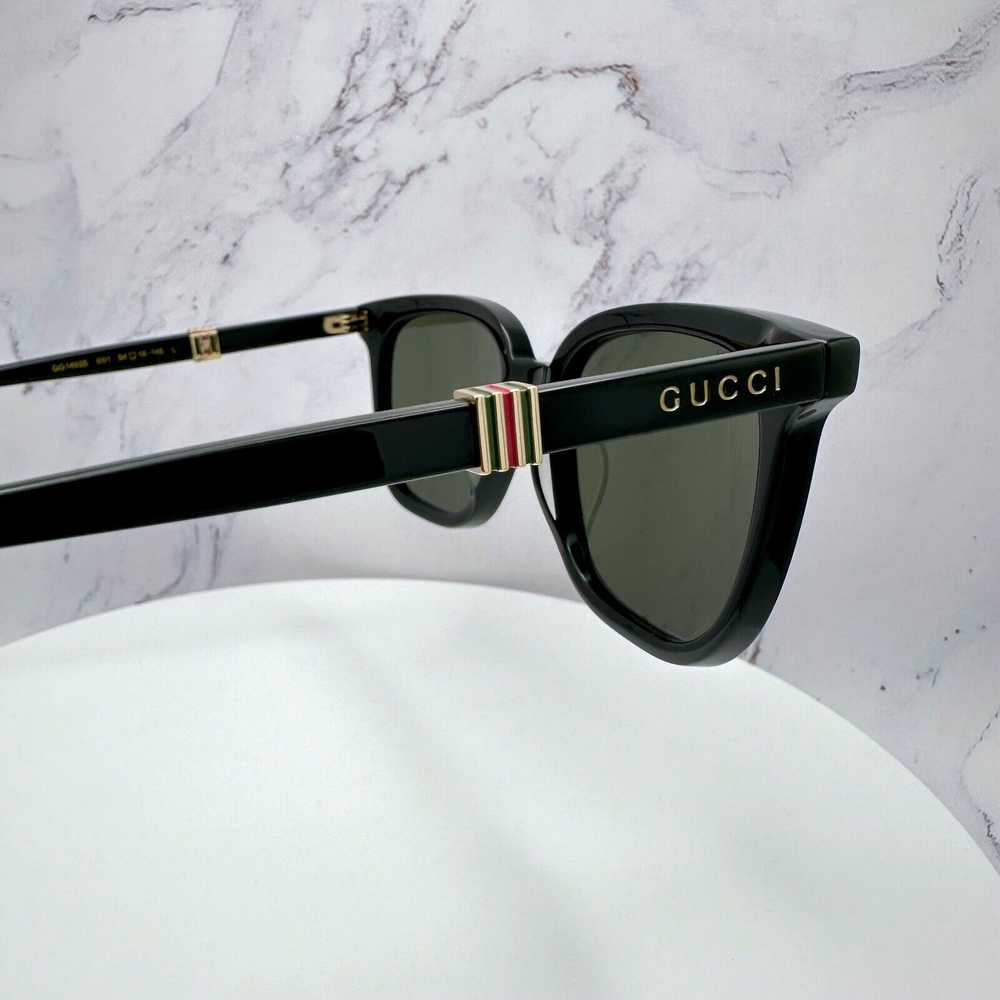 Gucci Gucci Sunglasses Black Acetate Red Green Go… - image 8