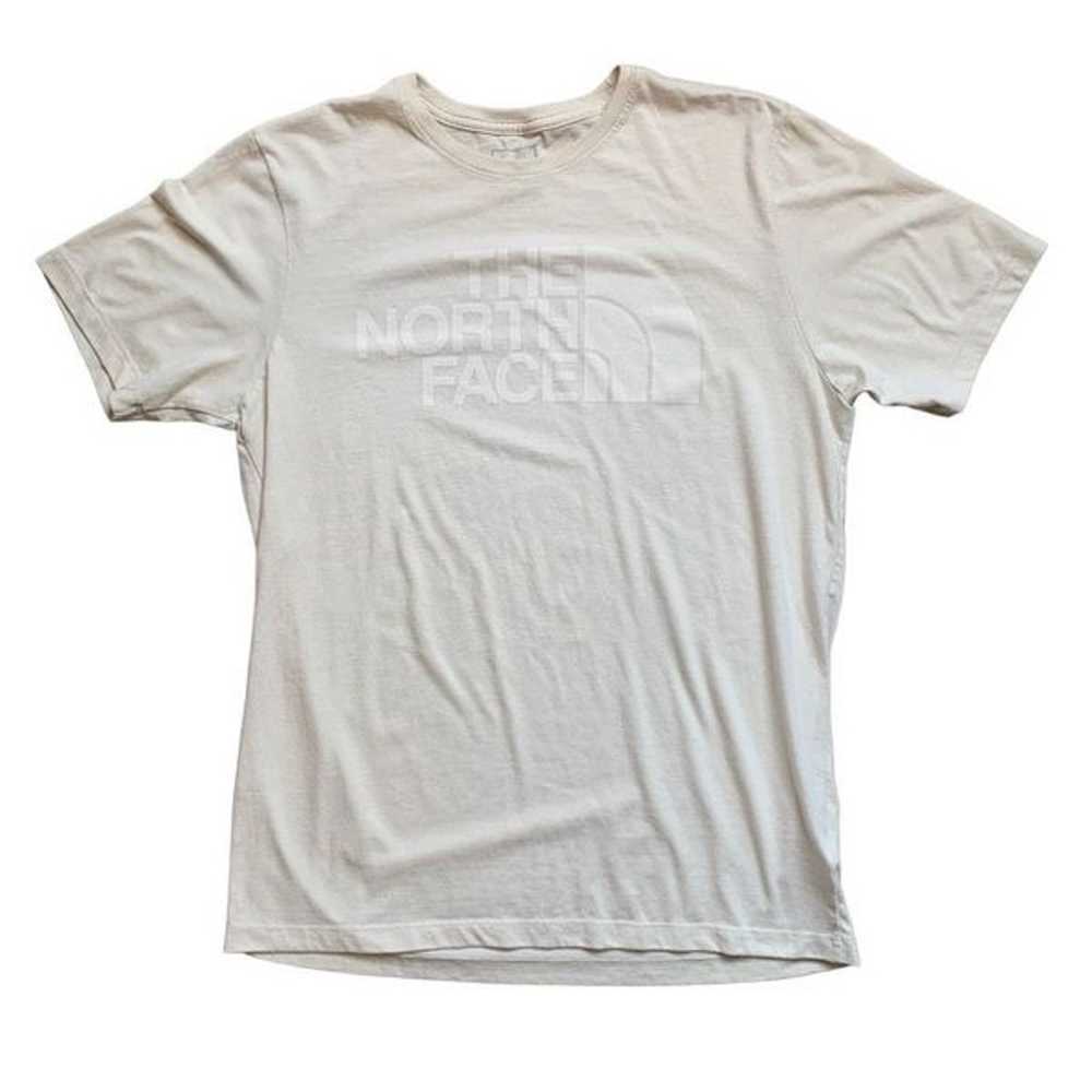 The North Face Logo Cream T-Shirt - image 1