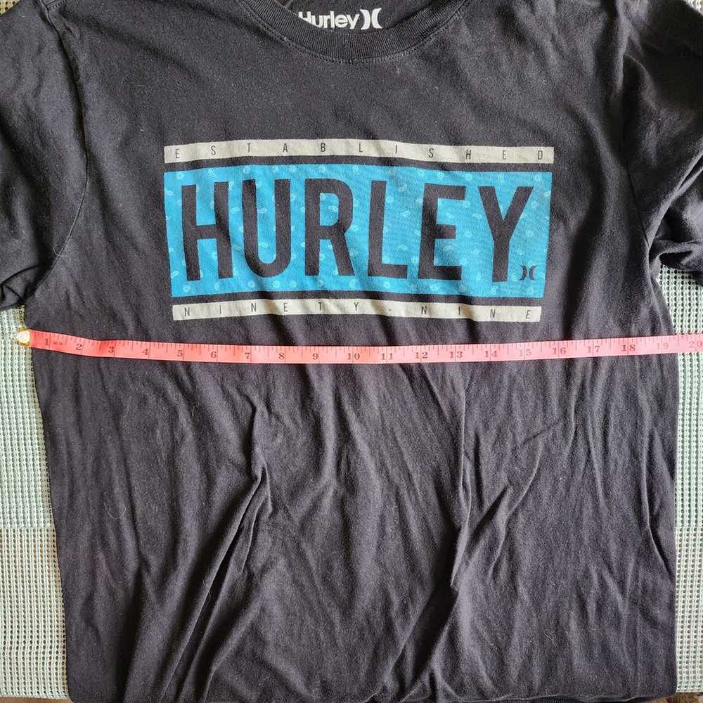 Hurley Men's Medium Black T-Shirt with Classic Lo… - image 6