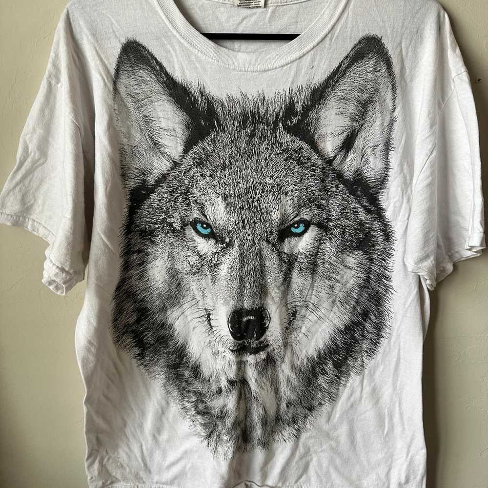 Fruit of the Loom Wolf Large Graphic Shirt - image 1