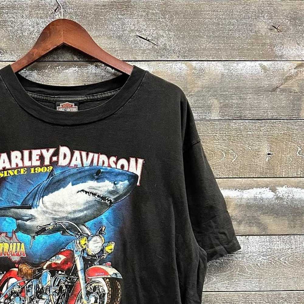 Harley Davidson Vintage Harley Davidson Shark Gra… - image 2