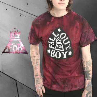 Fall Out Boy Unisex Manhead FOB Logo Short Sleeve… - image 1