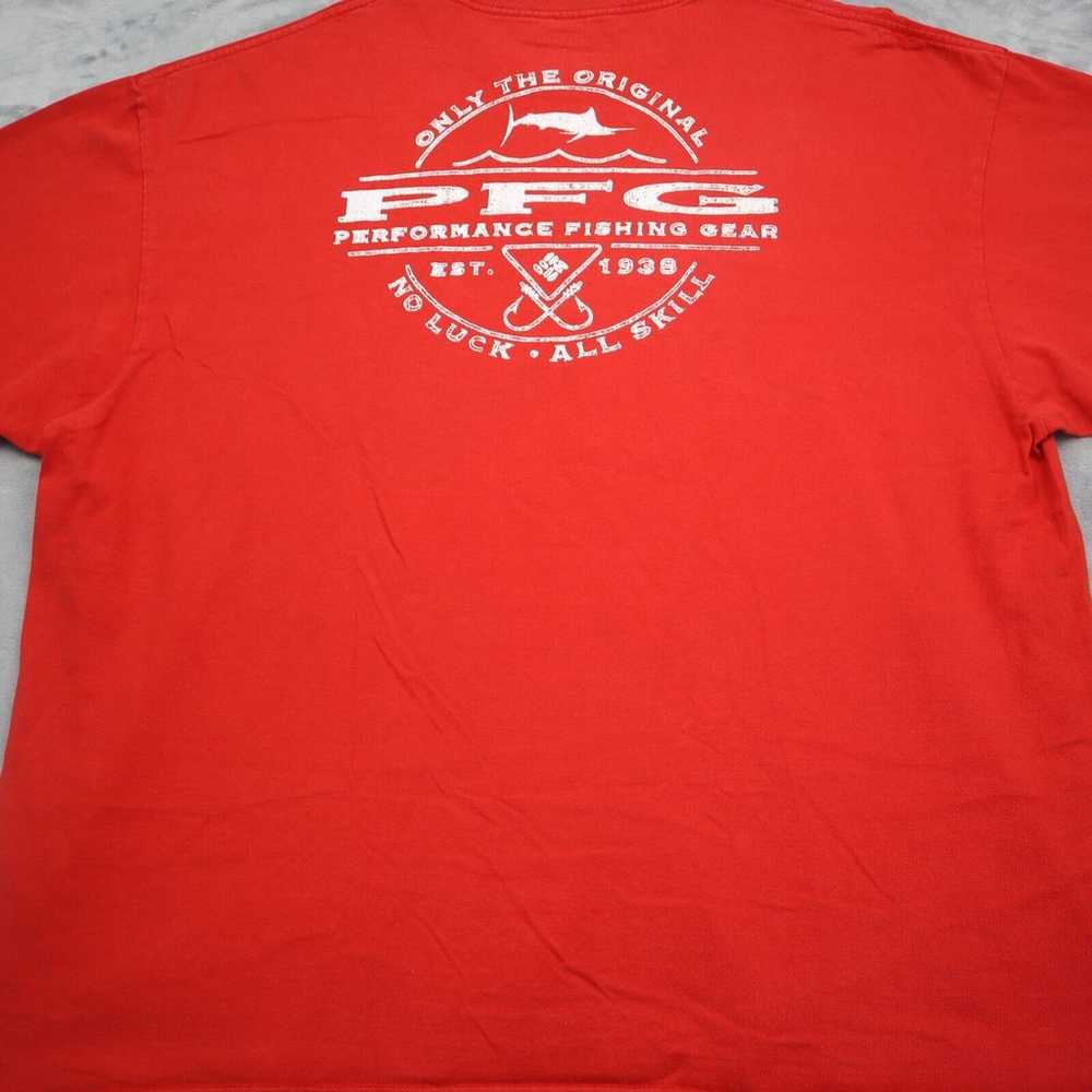 Columbia Shirt Mens 2XL Red PFG Hiking Outdoors S… - image 12
