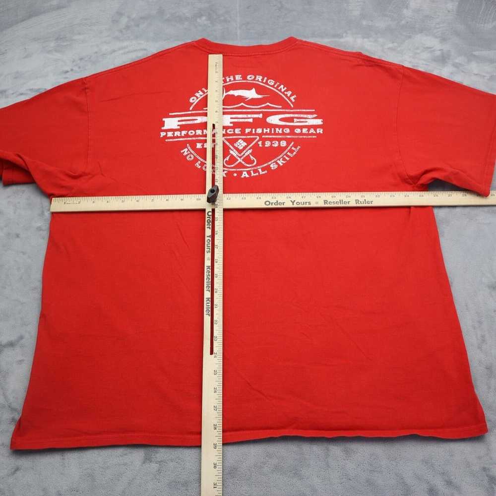 Columbia Shirt Mens 2XL Red PFG Hiking Outdoors S… - image 4
