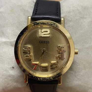 Designer × Guess × Vintage Guess 3d WristWatch Qu… - image 1