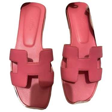 Hermès Oran leather sandal