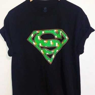Superman Irish theme graphic short sleeve t-shirt - image 1