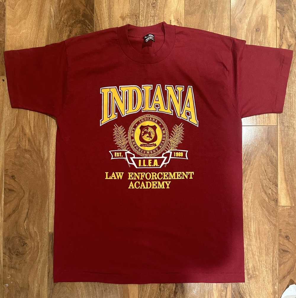 Vintage Vintage Indiana Law Enforcement Academy T… - image 1