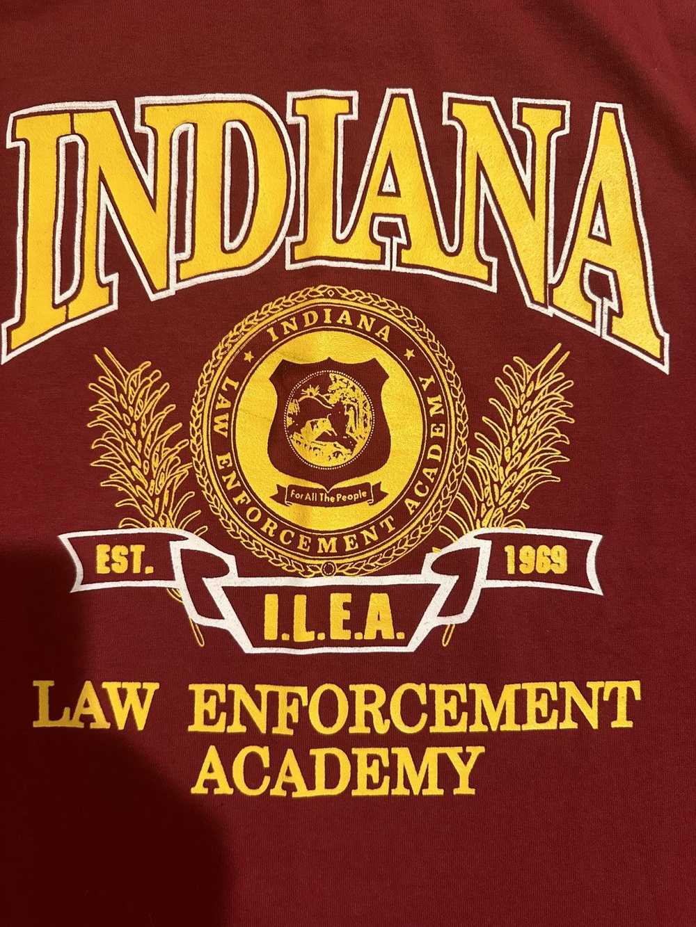 Vintage Vintage Indiana Law Enforcement Academy T… - image 2