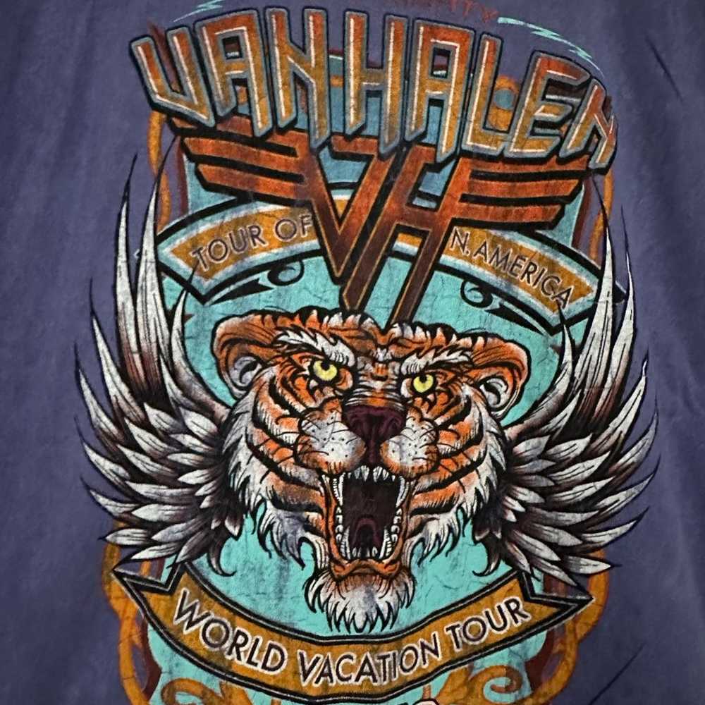 Van Halen 1979 tour Mineral Wash Band T-Shirt Siz… - image 2