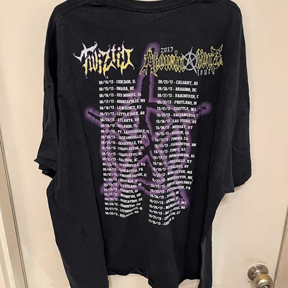 Twiztid Abominationz Tour 2013 3XL Black Gildan U… - image 3