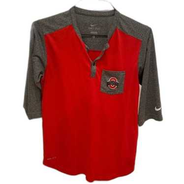 Vintage The Ohio State University, Henley Shirt, … - image 1