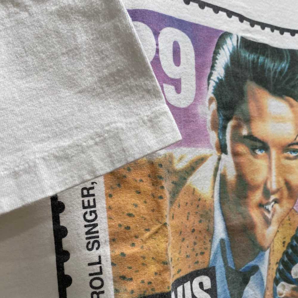 Vintage 1992 Elvis Presley Stamp tee - image 3