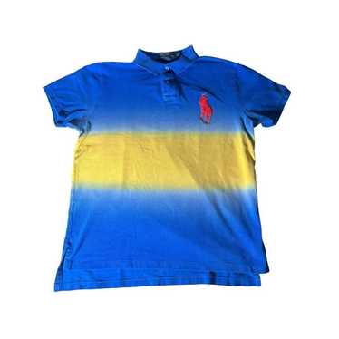 Polo Ralph Lauren Polo Shirt Men's Large Blue Yel… - image 1