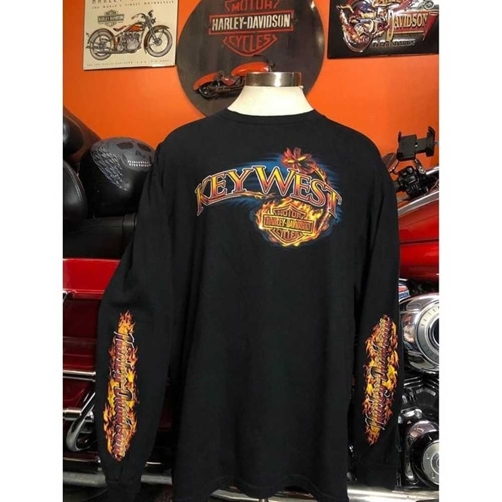 VTG 2000 Harley Davidson T-shirt XL Men Long Slee… - image 1