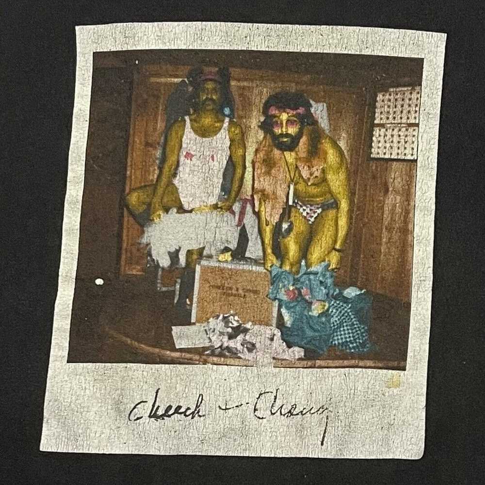 Cheech & Chong T Shirt Mens Medium Black Vintage … - image 5