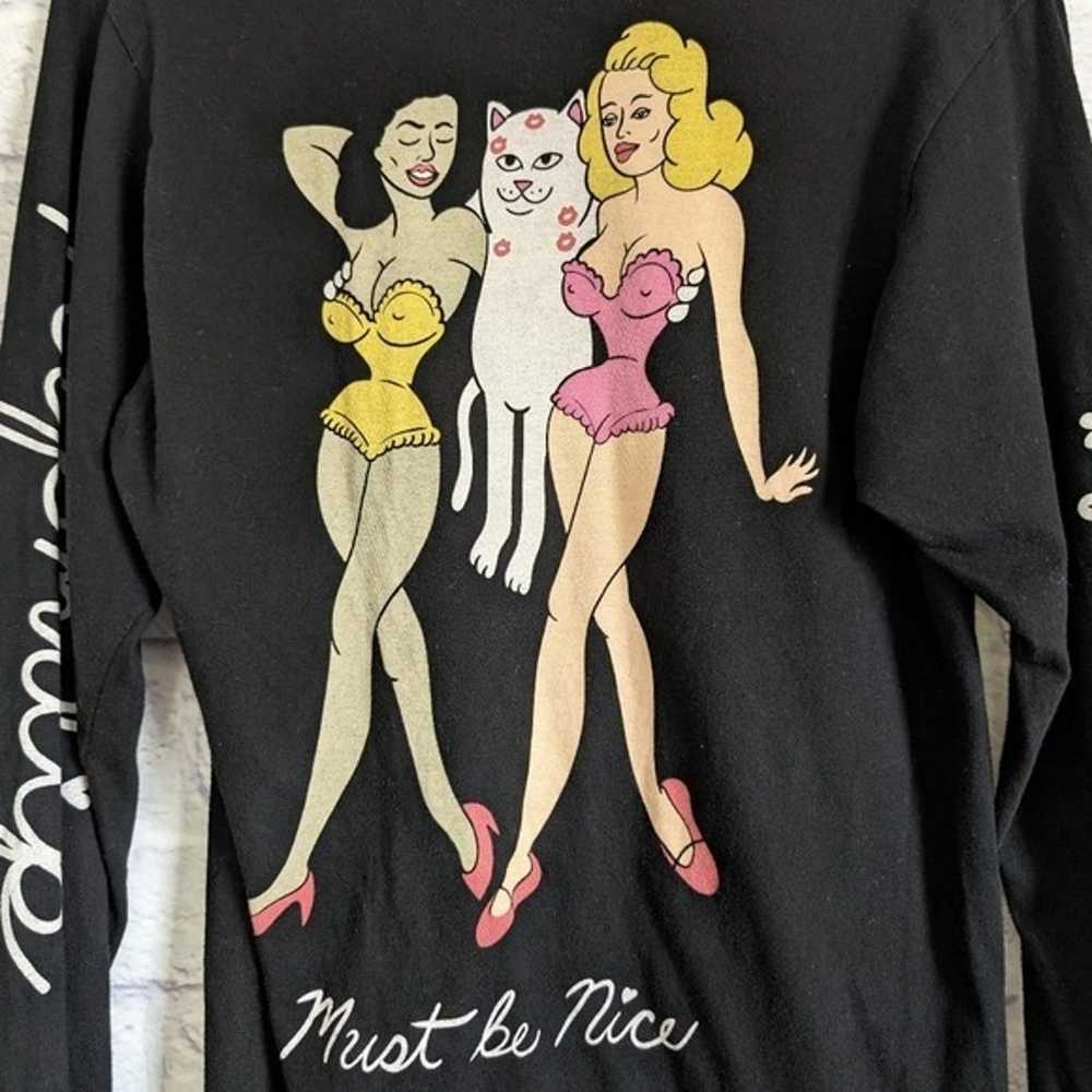 Ripndip Must Be Nice Black Long Sleeve T Shirt S … - image 2