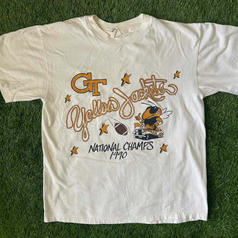 Vintage Georgia Tech 1990 National Champs Tee - image 1