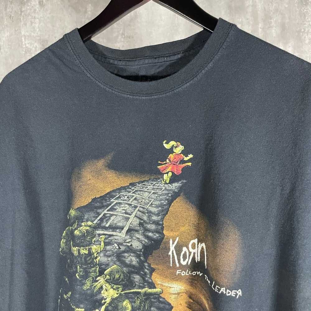 Y2K Korn Follow the Leader Band Tee - image 2