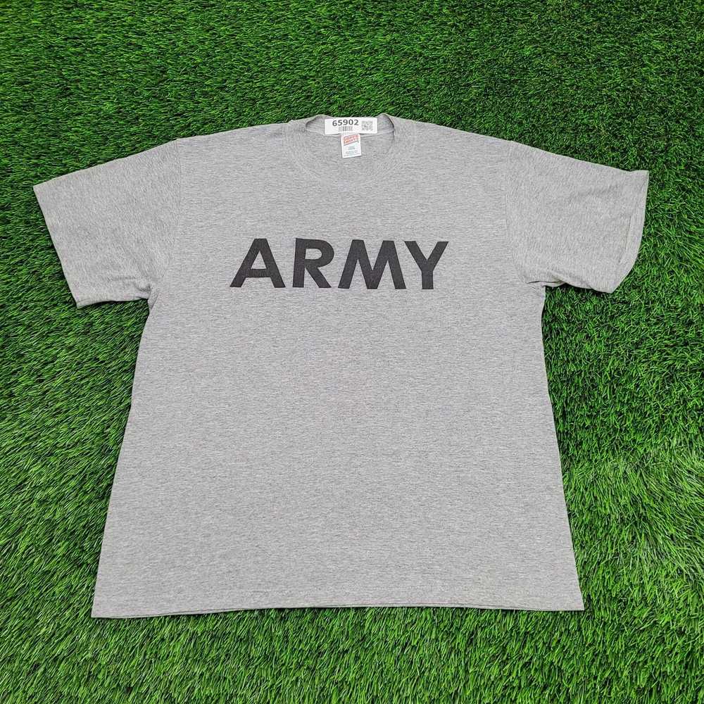 Vintage Vintage 90s Military Army Spellout Shirt … - image 1