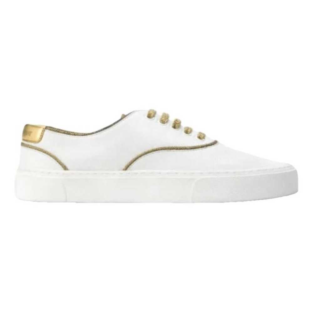 Saint Laurent Venice leather low trainers - image 1