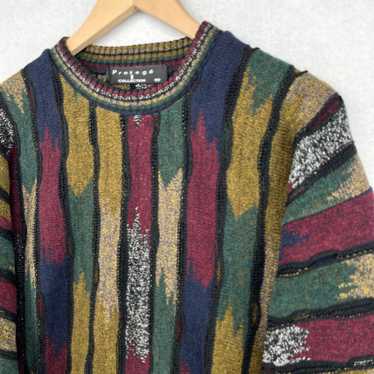 Vintage PROTEGE Sweater Mens M Collection Texture… - image 1