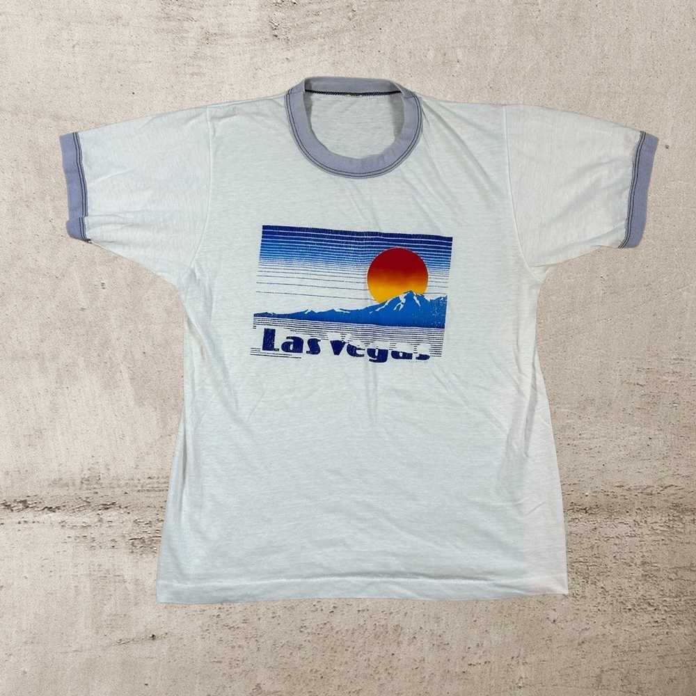 Vintage Las Vegas Souvenir T Shirt Unisex White G… - image 1