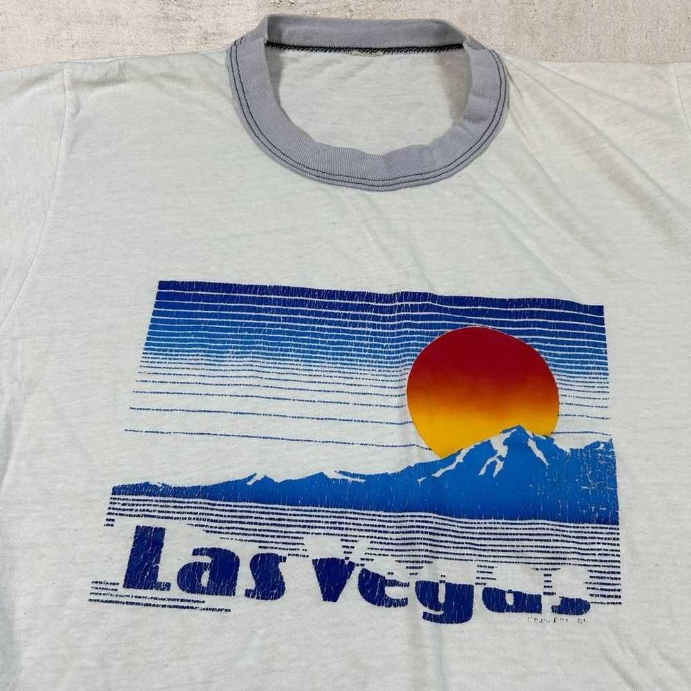 Vintage Las Vegas Souvenir T Shirt Unisex White G… - image 2