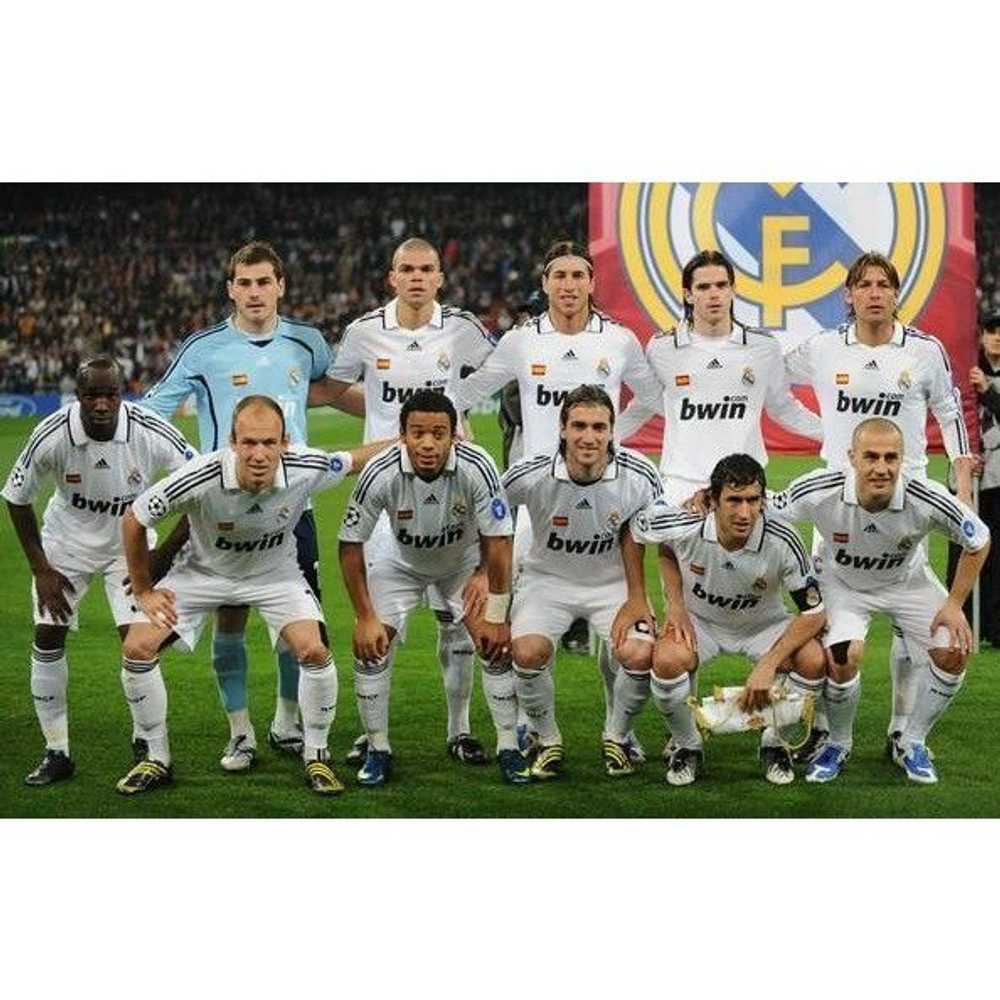 Adidas Raul Real Madrid 2008 2009 UEFA Home Socce… - image 11