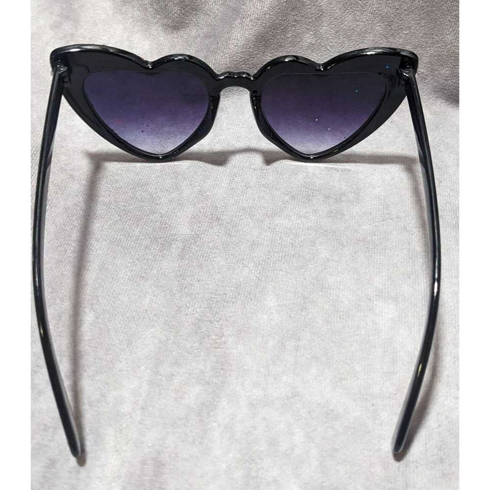 Other Space Glitter Heart Cateye Sunglasses - image 3