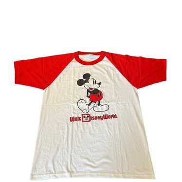 Walt Disney World Vintage Mickey Mouse Raglan Shir