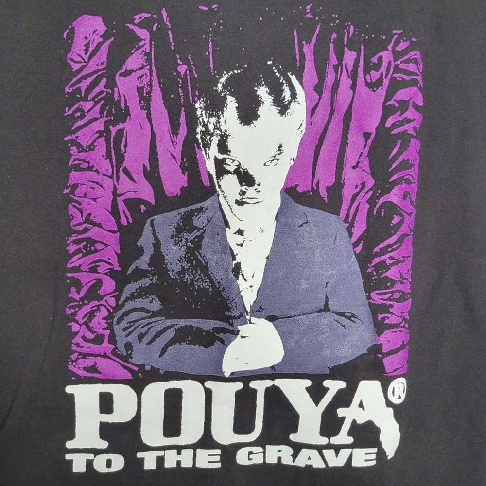 Pouya To The Grave Band Shirt, size Large - image 2