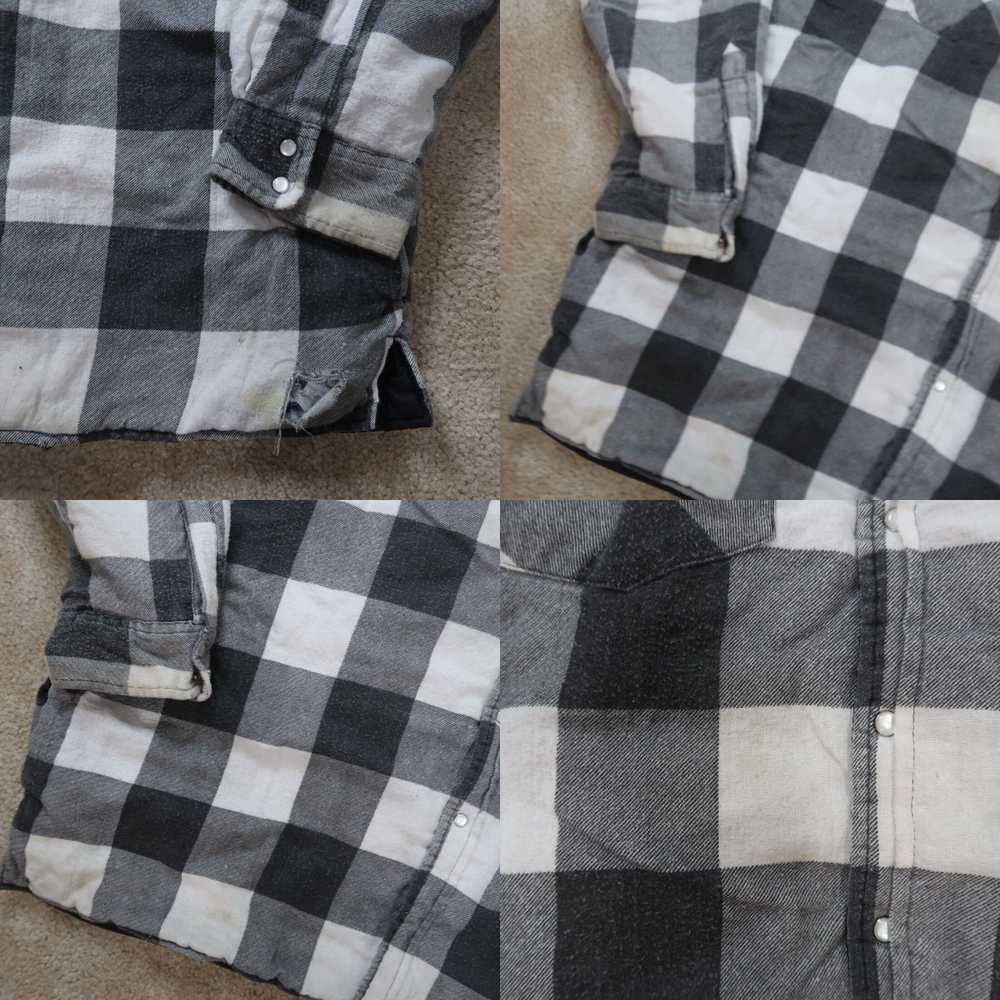 Vintage Vintage Youngbloods Quilted Lined Flannel… - image 4