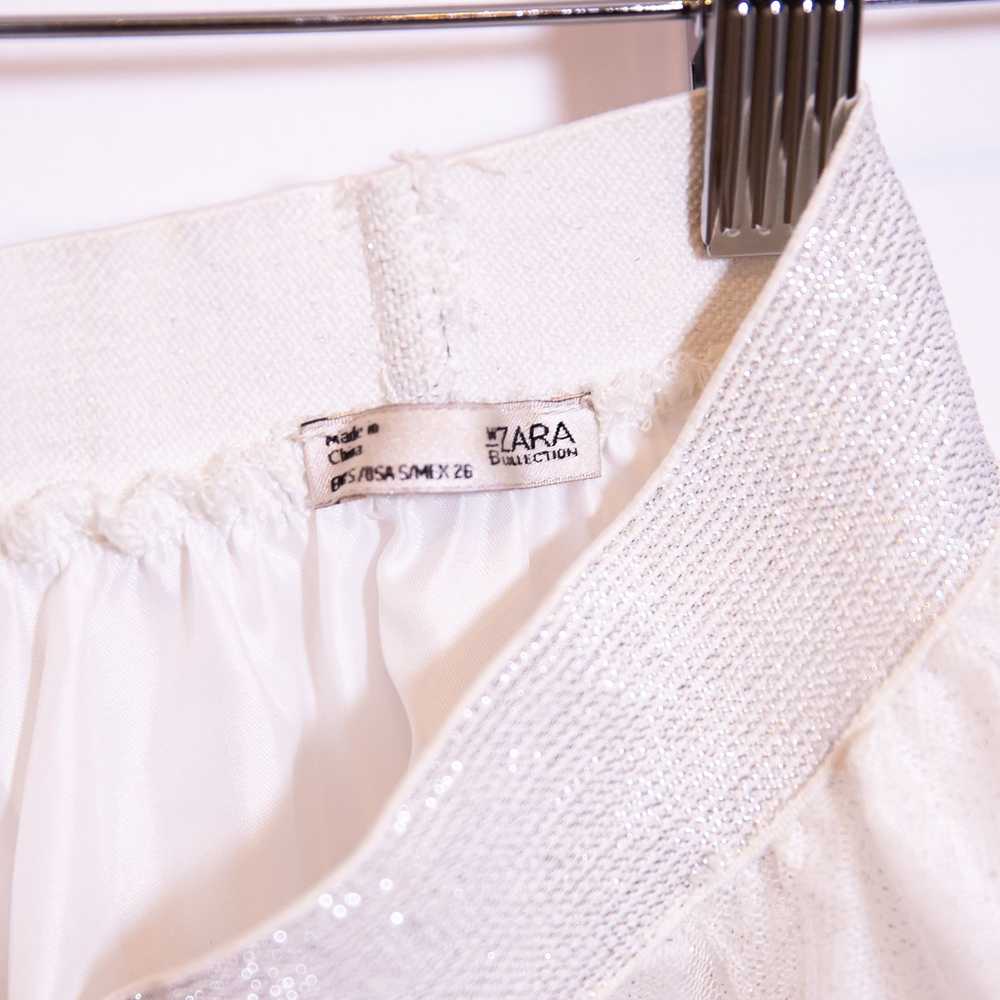 Zara Zara W/B Collection Glitter Sparkle Tulle Ov… - image 2