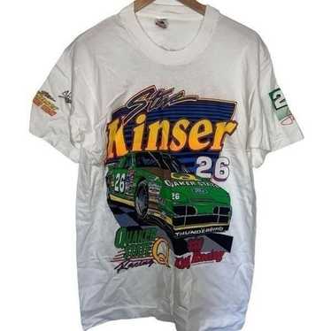 Vintage Steve Kinser Racing Graphic t-shirt - sig… - image 1