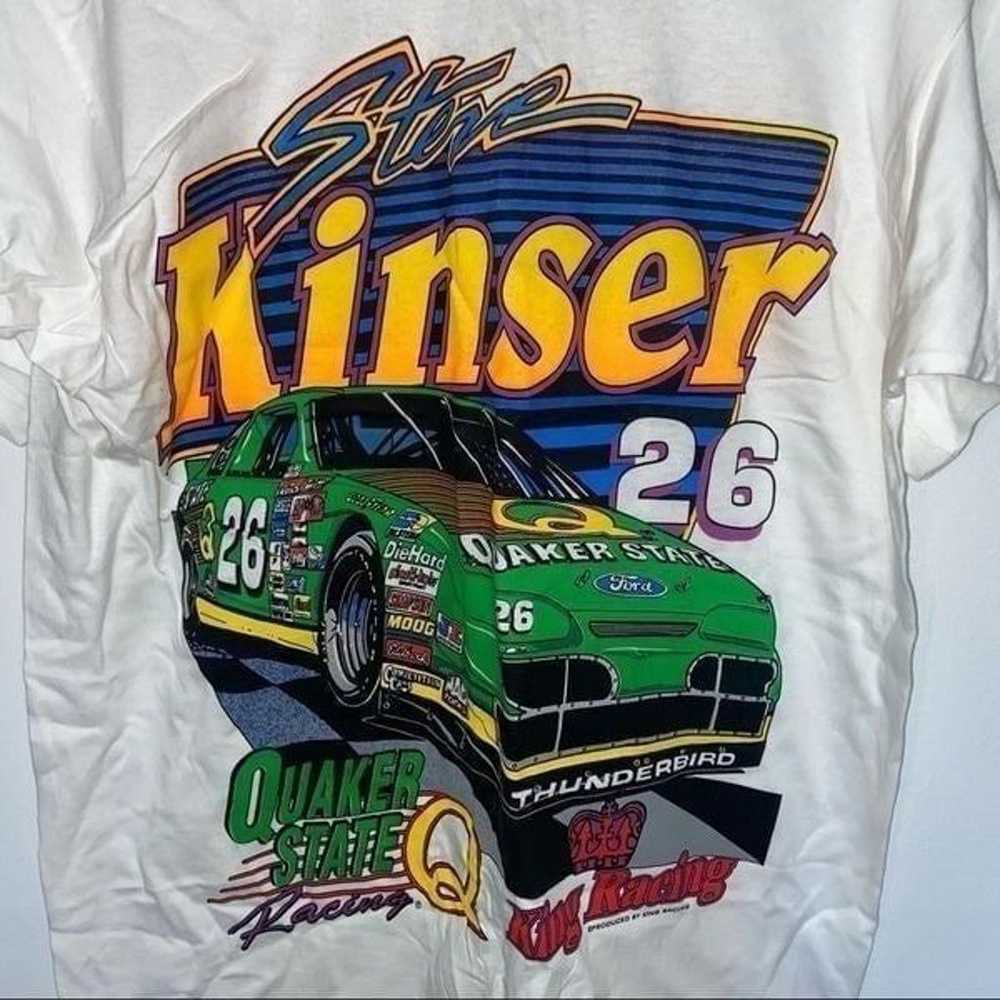 Vintage Steve Kinser Racing Graphic t-shirt - sig… - image 2
