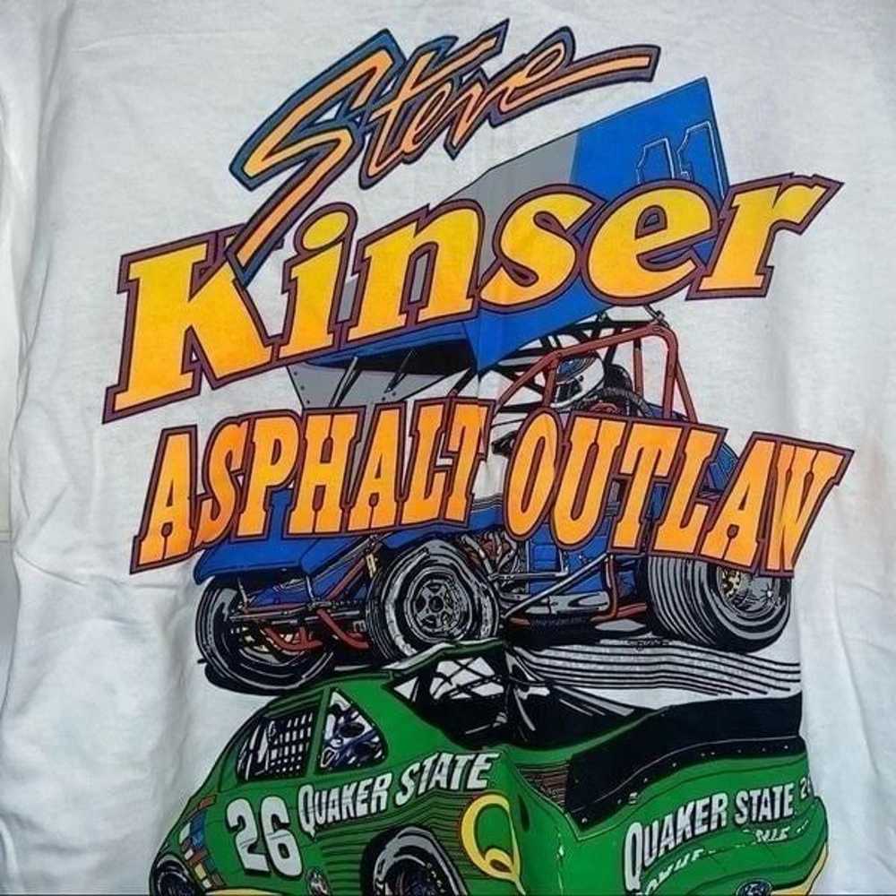 Vintage Steve Kinser Racing Graphic t-shirt - sig… - image 7