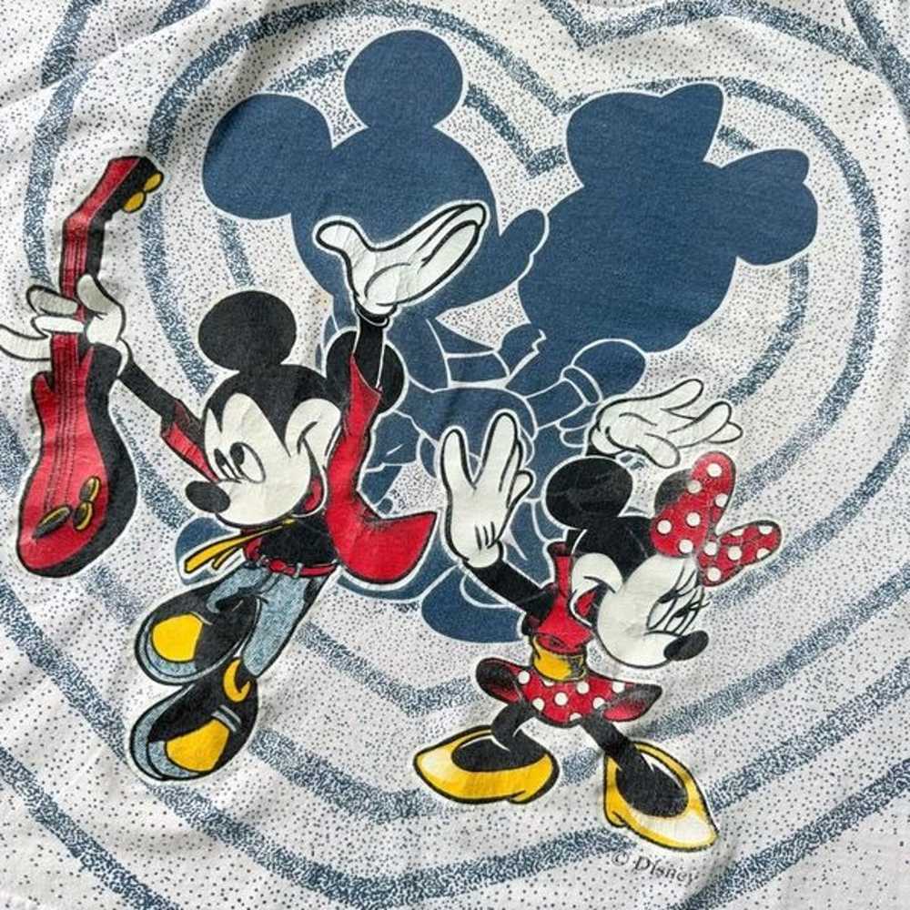 Vintage 90’s Disney Mickey & Minnie Mouse AOP Gra… - image 3