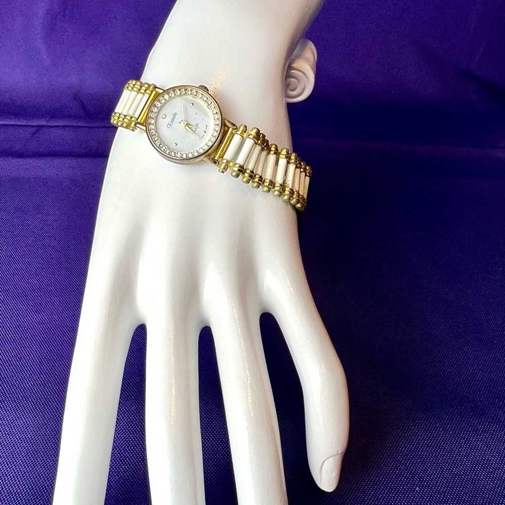 Other Vintage Xanadu Quartz Wristwatch Faux Diamo… - image 2