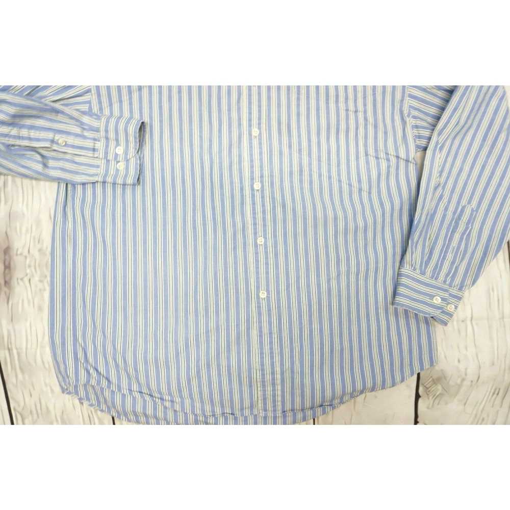 Gap Gap Button Down Shirt Mens L Long Sleeve Blue… - image 3