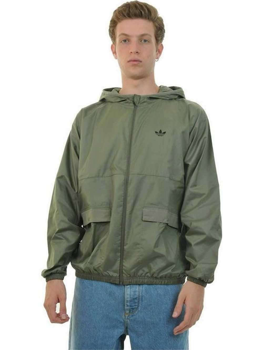 Adidas Adidas Originals Olive Windbreaker Size Me… - image 1