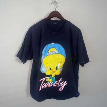 Vintage 1997 Looney Tunes Tweety Bird T-Shirt (00… - image 1