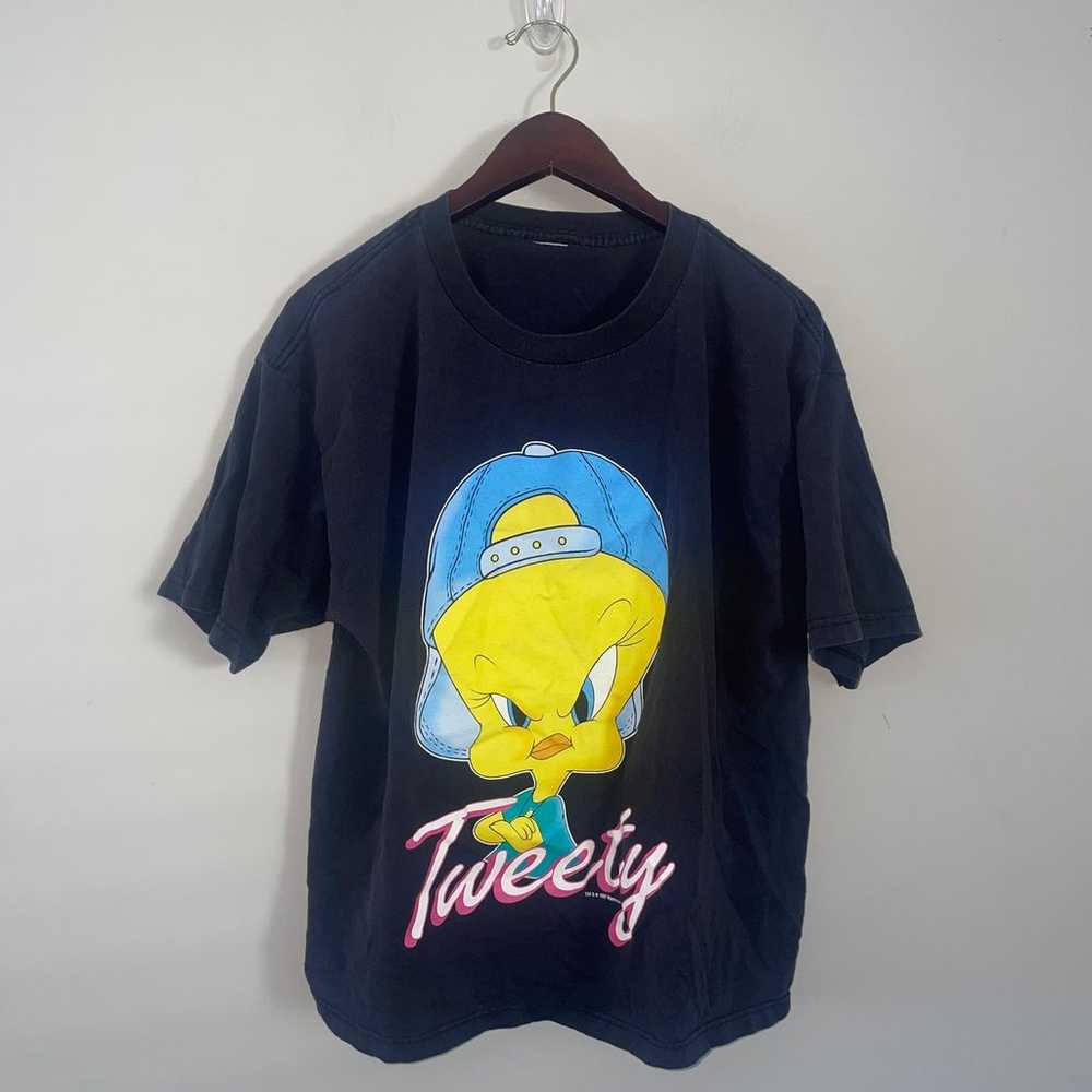 Vintage 1997 Looney Tunes Tweety Bird T-Shirt (00… - image 2