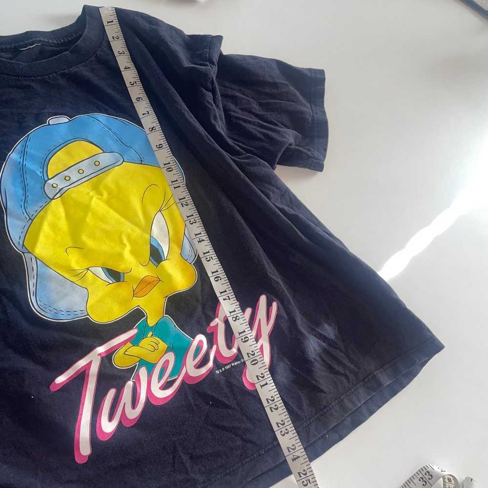 Vintage 1997 Looney Tunes Tweety Bird T-Shirt (00… - image 4