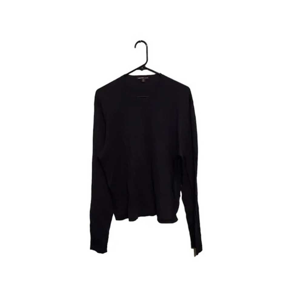 James Perse Los Angeles Black Long Sleeve Shirt S… - image 1