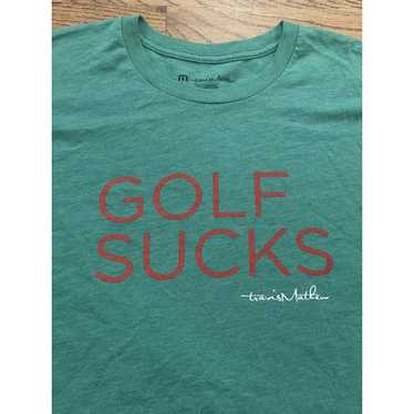 Travis Mathew Travis Mathew T-Shirt Green Golf Su… - image 1