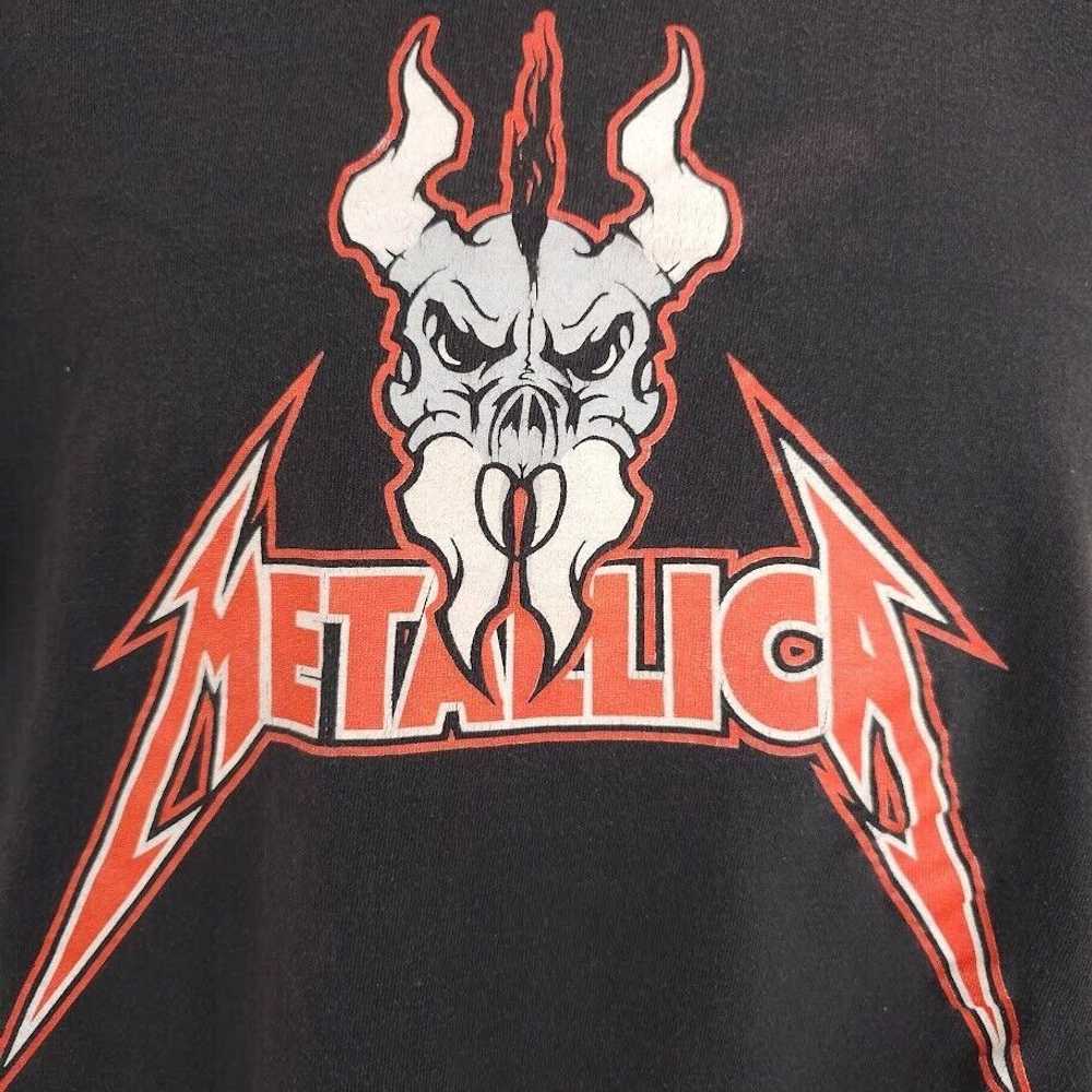 Metallica Metallica T Shirt Mens Size Large Black… - image 2