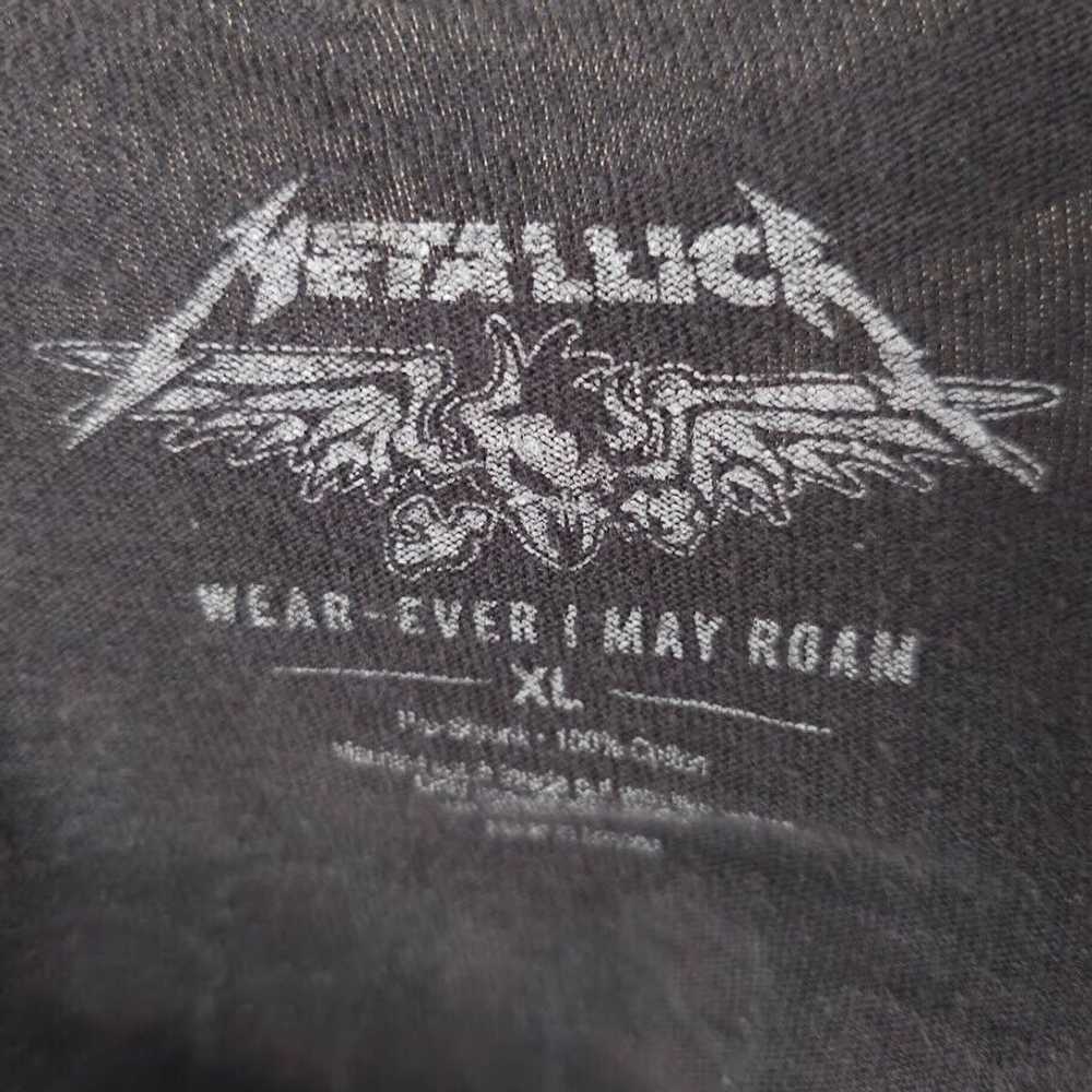 Metallica Metallica T Shirt Mens Size Large Black… - image 5